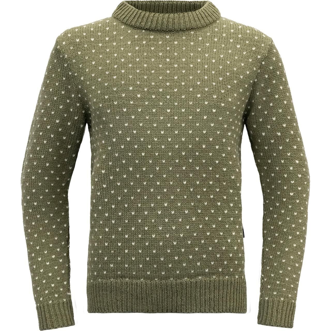 Devold Sørisen Wool Sweater (Grøn (LICHEN/OFFWHITE) XX-large)