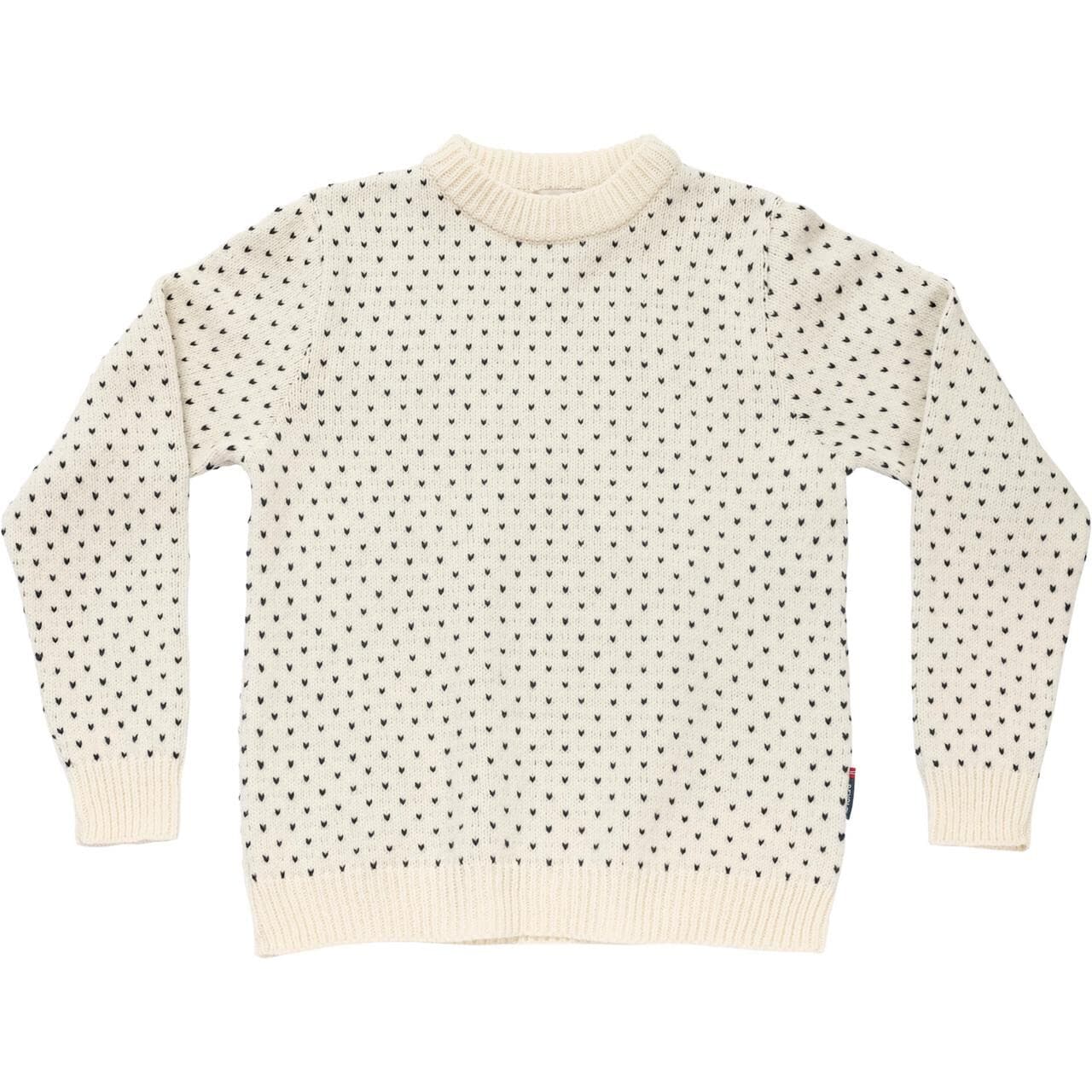 Devold Sørisen Wool Sweater (Hvid (OFFWHITE/INK) Medium)