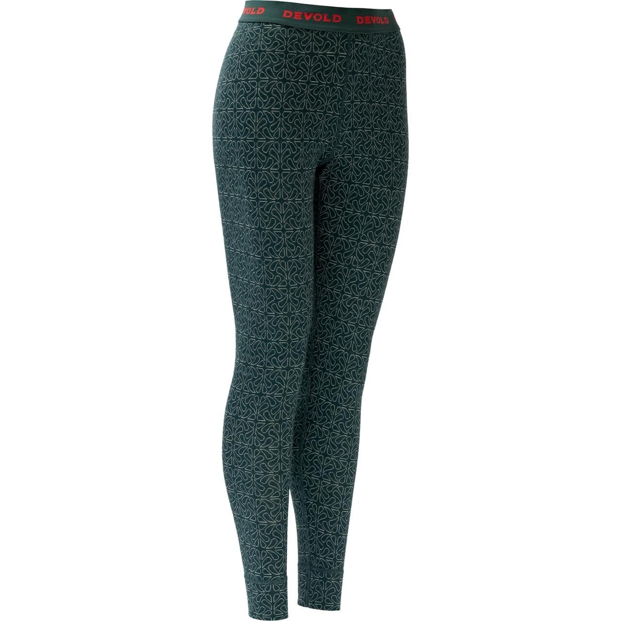 Devold Womens Duo Active Merino 205 Longs (Grøn (WOODS) X-small)