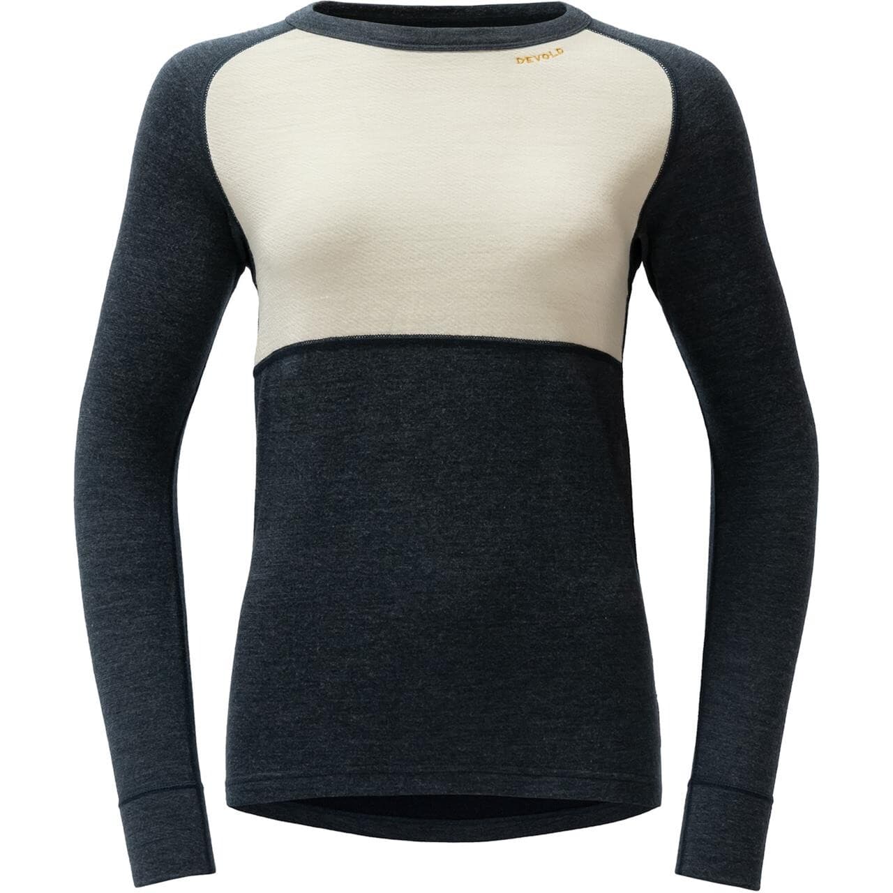 Devold Womens Expedition Merino Silk Shirt (Hvid (INK/OFFWHITE) X-small)