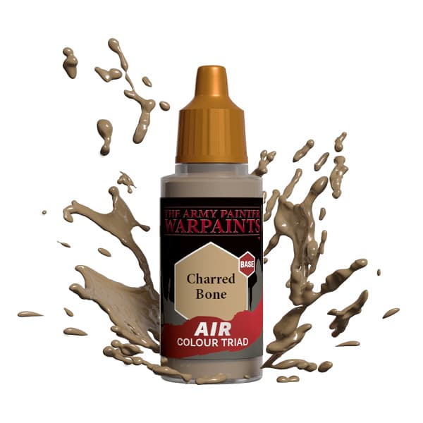 Army Painter Warpaints: Air Acrylics - Charred Bone - AW3125