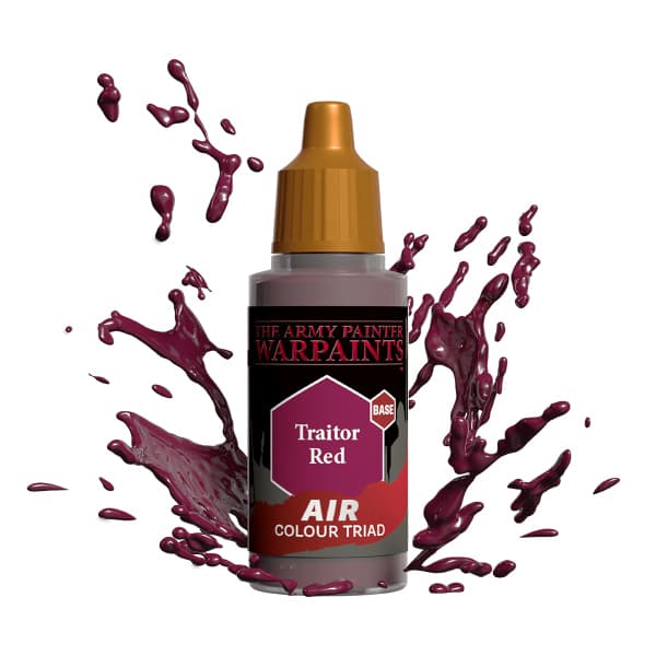 Army Painter Warpaints: Air Acrylics - Traitor Red - AW3142
