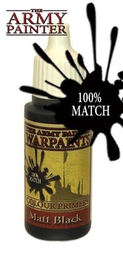 Army Painter Warpaints: Acrylics - Matt Black - WP1101