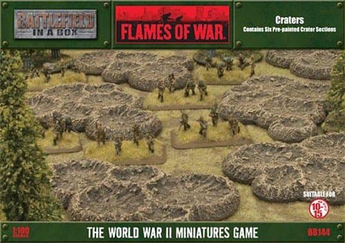 GF9 Scenery: Battlefield in a Box - Craters (Flames of War)