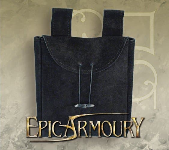 Leatherbag, Thin – Black – Epic Armoury – Large – Live Rollespil