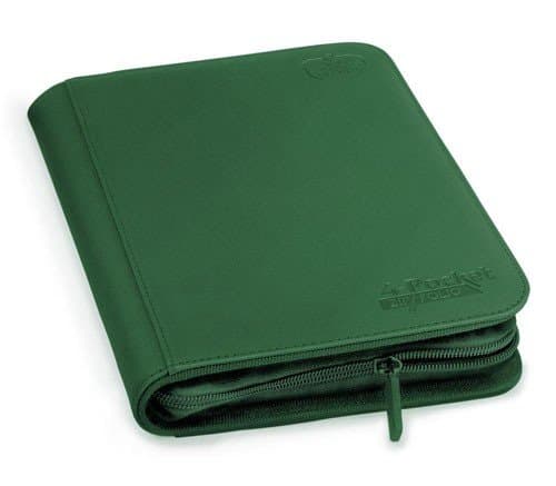 Ultimate Guard 4/8-Pocket ZipFolio (Mappe, holder 160 kort) XenoSkin Green (Grøn)