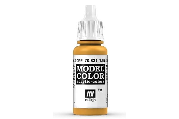 Vallejo Maling - Model Color: Glaze - Tan Glaze - 17ml