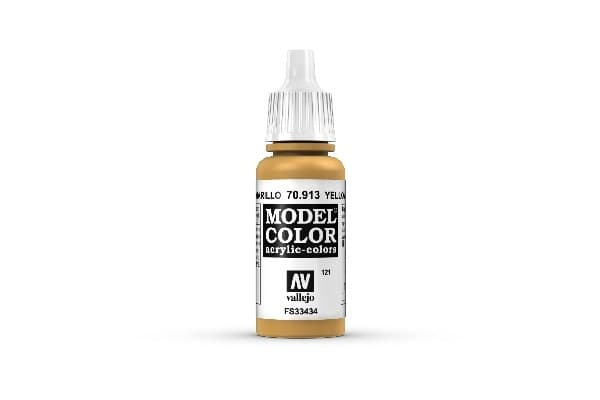 Vallejo Maling - Model Color: Yellow Ochre - 17ml