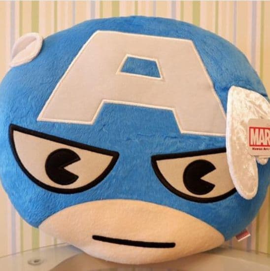 Marvel - Captain America - Pillow/Pude - Super nuttet og blød - Plush/Bamse - 30x39cm