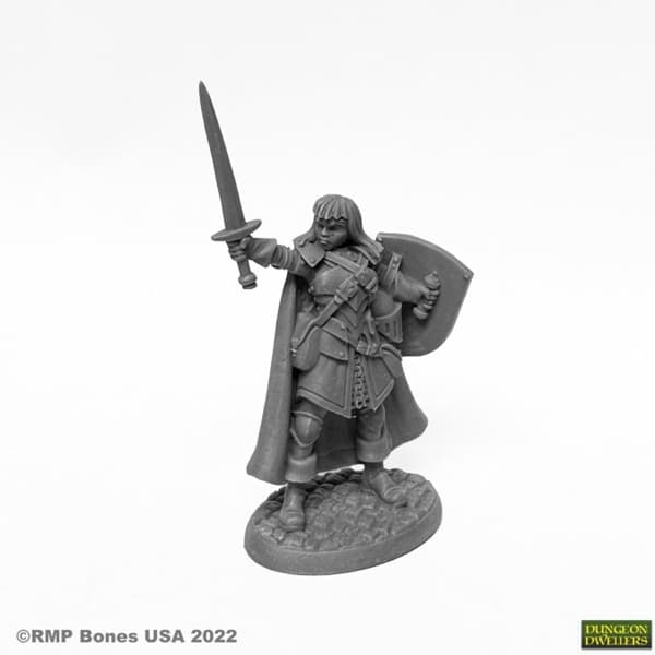 Reaper Bones USA Dungeon Dwellers: Caerindra Thistlemoor - Plastic Miniature