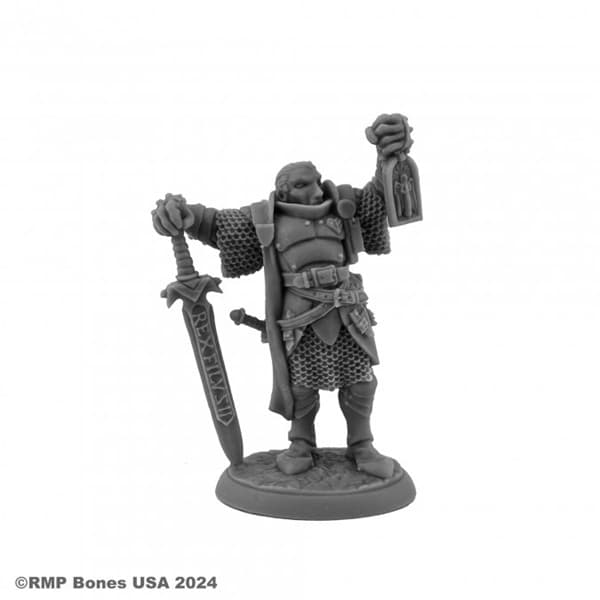Reaper Bones USA Dungeon Dwellers: Marcus Gideon, Undead Hunter - Plastic Miniature