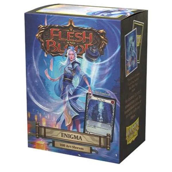 Dragon Shield Deck Protectors - Matte Art Sleeves: Flesh and Blood - Part the Mistveil: Enigma - 100 lommer & Exclusive Promo - Dragonshield - Sleeves #AT-16105