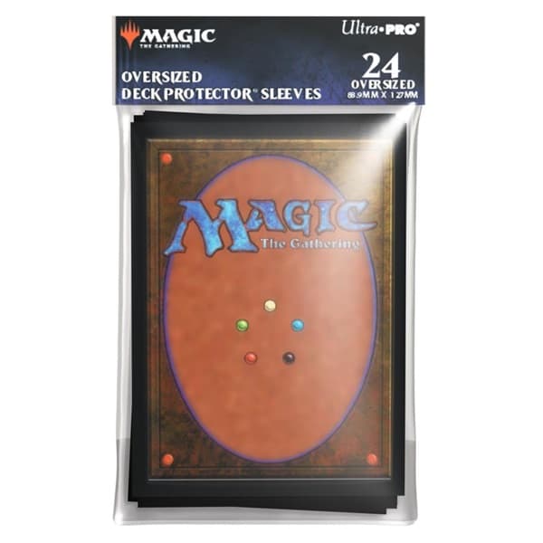 24 lommer - Ultra Pro - Classic Card Back - Oversized Sleeves (Archenemy, Planechase & Commander) - Deck Protectors #38506