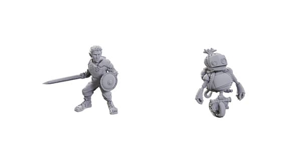 D&D - Fantasy Miniatures - Critical Role: Unpainted Miniatures - Orym of the Air Ashari & Fresh Cut Grass #WZK90724