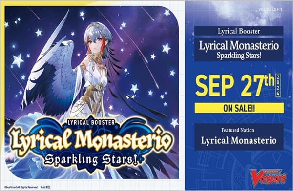 Cardfight!! Vanguard CCG DZ DivineZ Set 01: Lyrical Monasterio Sparkling Stars! Booster Pack - Engelsk