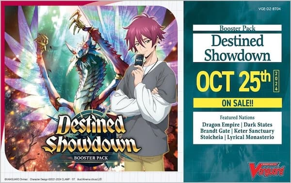 Cardfight!! Vanguard CCG DZ DivineZ Set 04: Destined Showdown Booster Pack - Engelsk