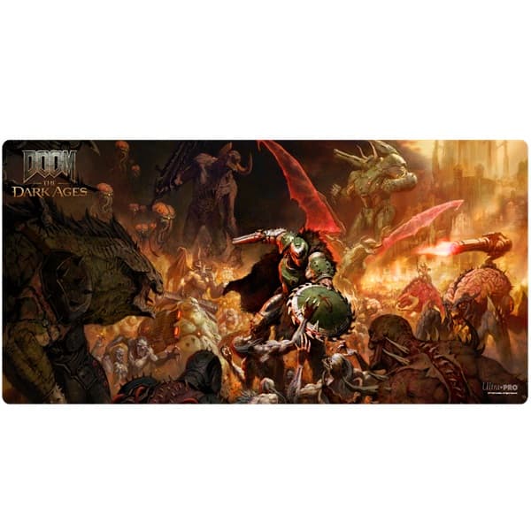 Spillemåtte (Playmat) - Doom The Dark Ages: Onslaught - Extended Playmat - Ultra Pro #16618