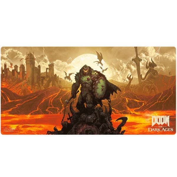 Spillemåtte (Playmat) - Doom The Dark Ages: Wrath - Extended Playmat - Ultra Pro #16619