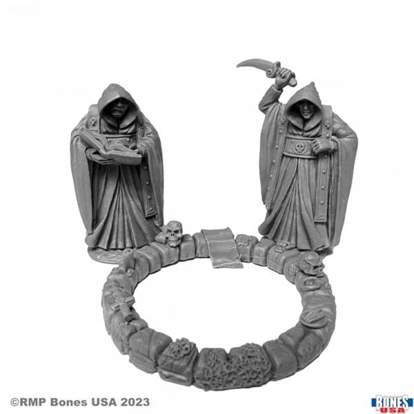 Reaper Bones USA Reaper Legends: Townsfolk: Cultists - Plastic Miniature