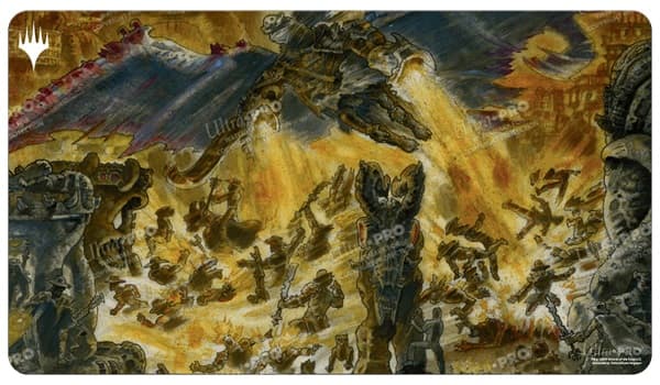 Magic Spillemåtte (Playmat) - Outlaws of Thunder Junction: Black - Pitiless Carnage - Ultra Pro #38395
