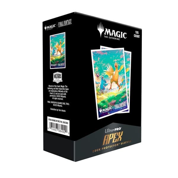 105 Lommer! Magic: The Gathering - Final Fantasy: Chocobo Bundle Key Art - Apex Matte Deck Protector Sleeves - Ultra Pro #38492
