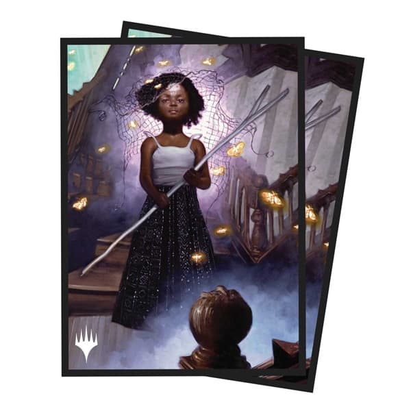 100 Lommer! Magic Duskmourn: Commander - Aminatou, Veil Piercer - Deck Protector Sleeves - Ultra Pro #38581