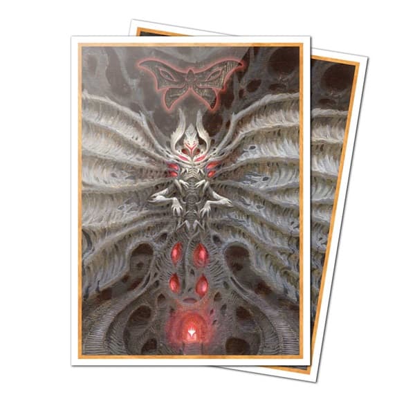 105 Lommer! Magic Duskmourn: Set Symbol & Valgavoth, Terror Eater - Apex Matte Deck Protector Sleeves - Ultra Pro #38590