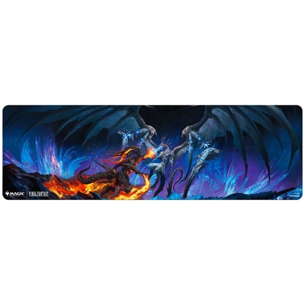 Magic Bord-Spillemåtte (8 ft Table Playmat) - Universes Beyond: Final Fantasy: Key Art (Ifrit vs Bahamut) - Ultra Pro #38739