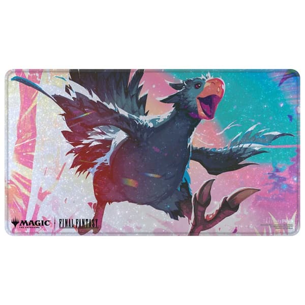 Magic Spillemåtte (Playmat) - Premium Holofoil - Universes Beyond: Final Fantasy: Traveling Chocobo (Black) - Ultra Pro #38762