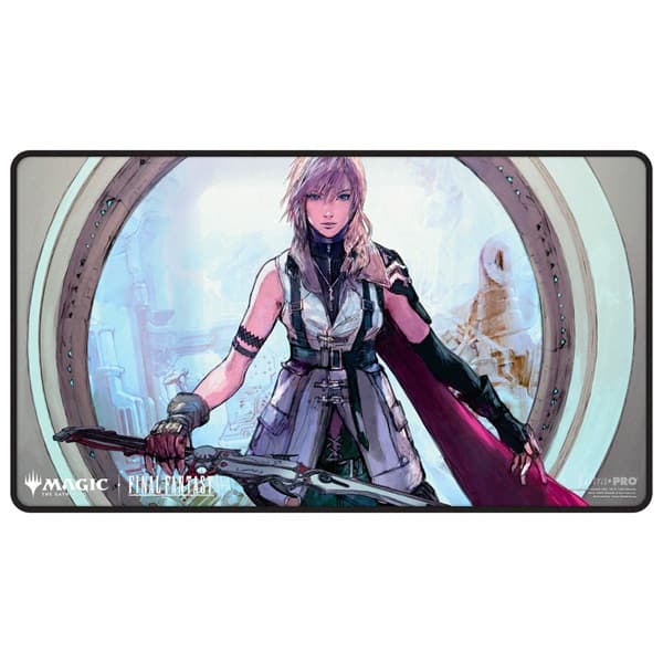 Magic Spillemåtte (Playmat) - Universes Beyond: Final Fantasy - Premium (Black Stitched): Lightning, Army of One - Ultra Pro #38763