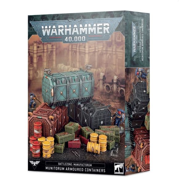 Scenery - Battlezone: Manufactorum - Munitorum Armoured Containers - 99120199092 DO