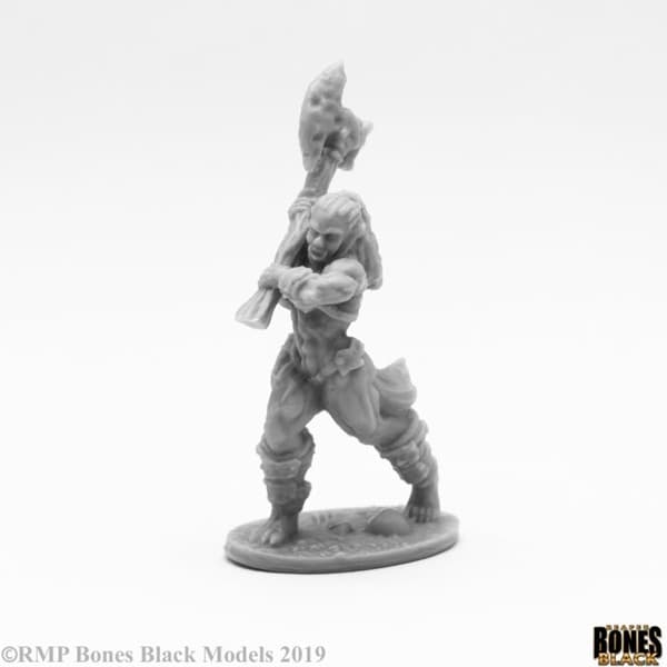 Reaper Bones Black: Jade Fire Champion - Plastic Miniature