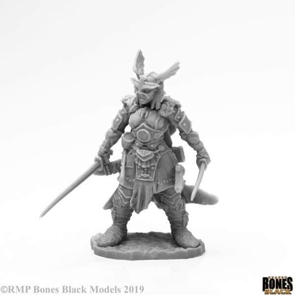 Reaper Bones Black: Frost Giant Heroine - Plastic Miniature