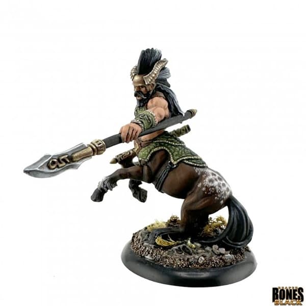 Reaper Bones Black: Centaur Lord - Plastic Miniature