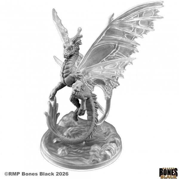 Reaper Bones Black: Shimmerscale, Fairy Dragon - Plastic Miniature Boxed Set