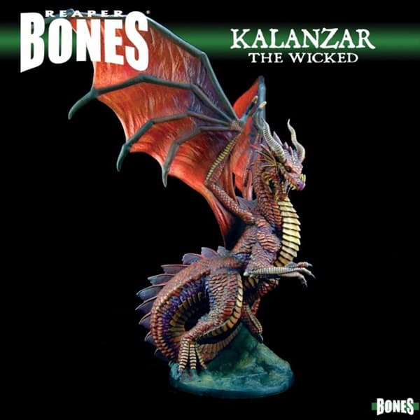 Reaper Bones Classic: Kalanzar the Wicked - Plastic Miniature Deluxe Boxed Set