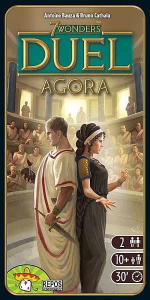 7 Wonders (1st Edition Dansk): Duel: Agora Expansion (2-Player)