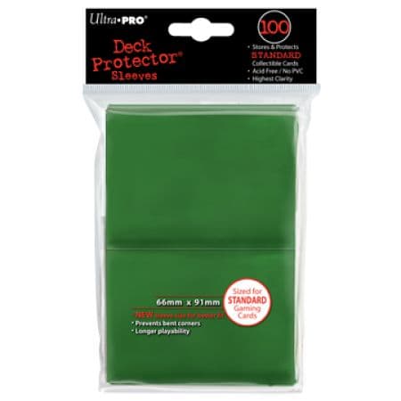 100 lommer - Ultra Pro - PRO-Gloss: Green (Grønne) (Høj kvalitet) - Sleeves #82693