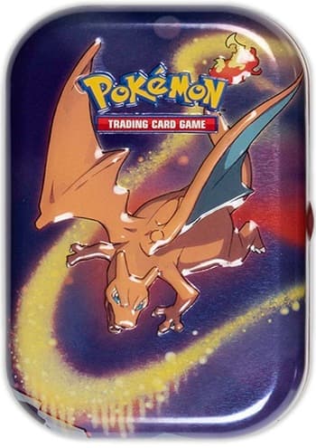 Pokemon Tin Kasse - Kanto Power Mini Tin: Charizard (2 Boosters, Billedkort & Mønt)