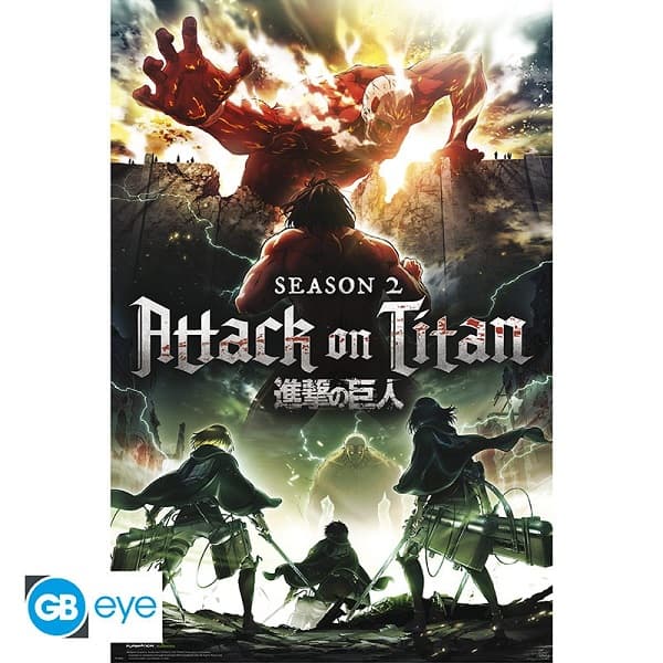 Attack on Titan - Key Art S2 - Poster/Plakat 61x91.5cm