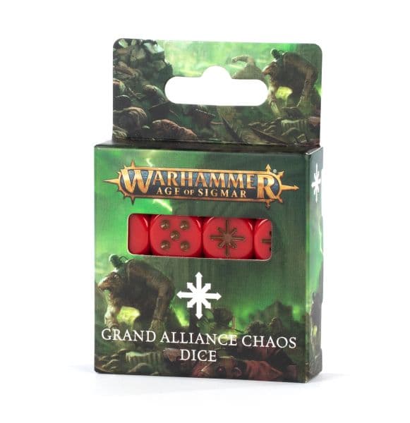 Dice (Terninger) - Warhammer: Age of Sigmar - Grand Alliance: Chaos (16d6) - 99220299106