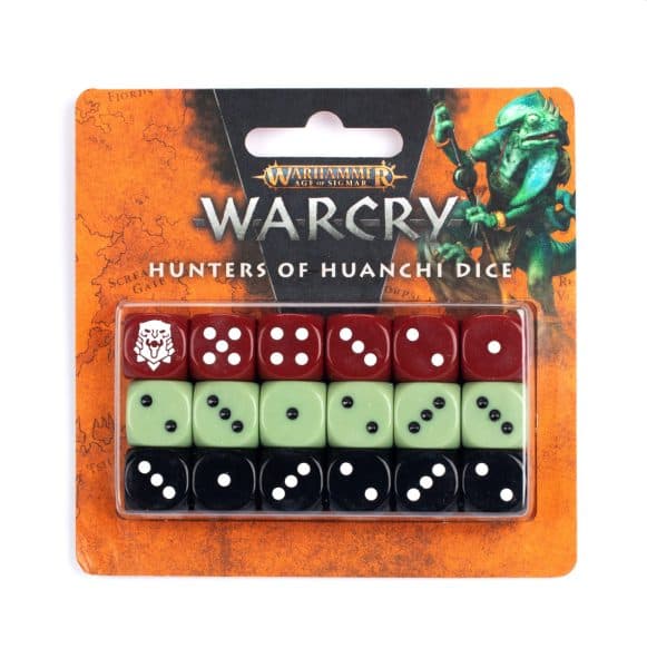 Dice (Terninger) - Warcry: Hunters of Huanchi Dice (18d6) - 99220208003
