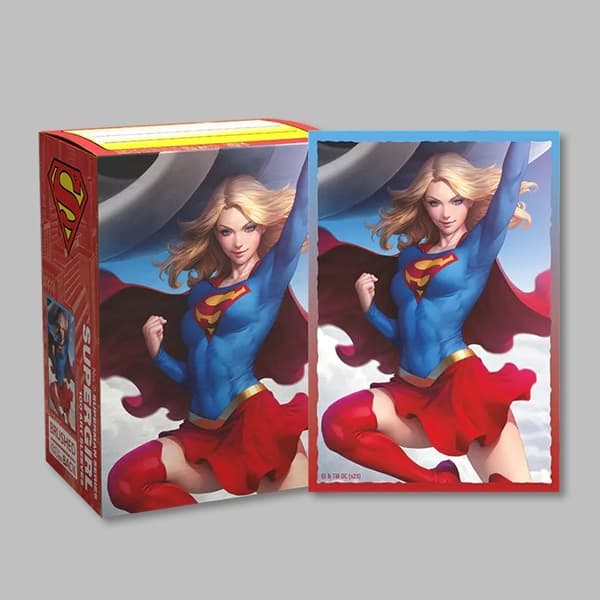 Dragon Shield Deck Protectors - Brushed Art Sleeves: Supergirl - 100 lommer - Dragonshield - Sleeves #AT-16096