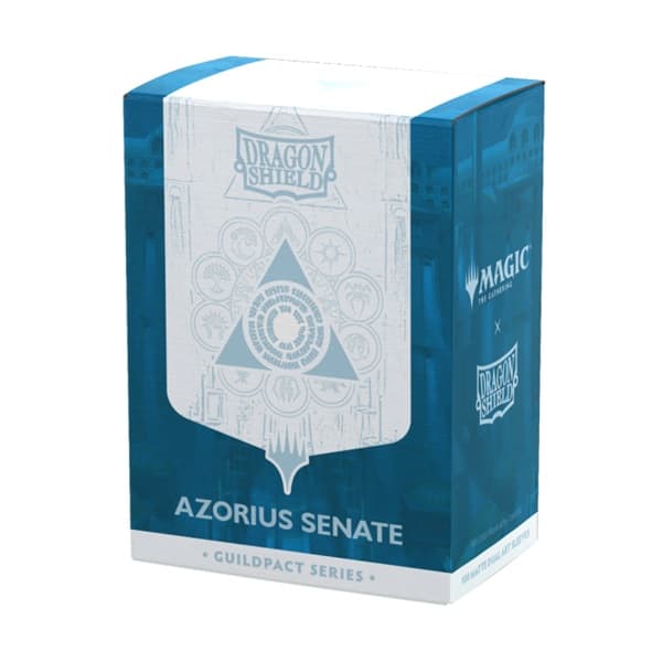 Dragon Shield Deck Protectors - Matte Dual Art Sleeves: Magic: The Gathering: The Guildpact Series - Azorius Senate - 100 lommer - Dragonshield - Sleeves #AT-16507