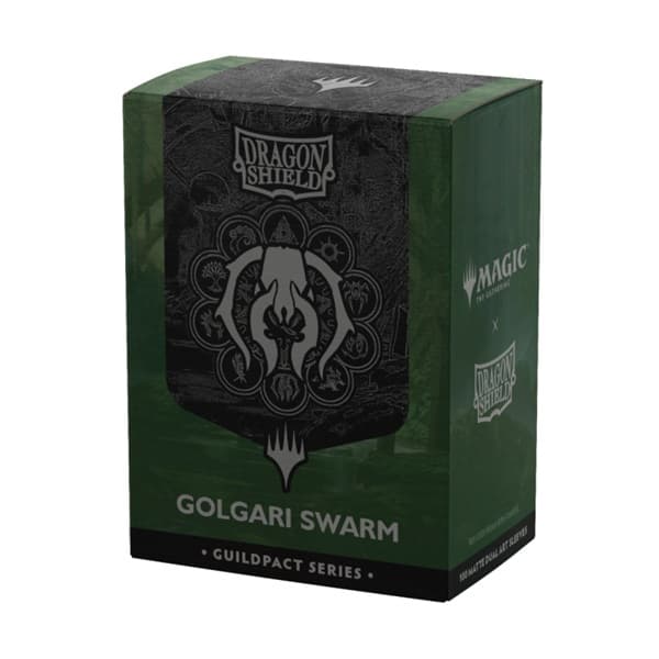 Dragon Shield Deck Protectors - Matte Dual Art Sleeves: Magic: The Gathering: The Guildpact Series - Golgari Swarm - 100 lommer - Dragonshield - Sleeves #AT-16510