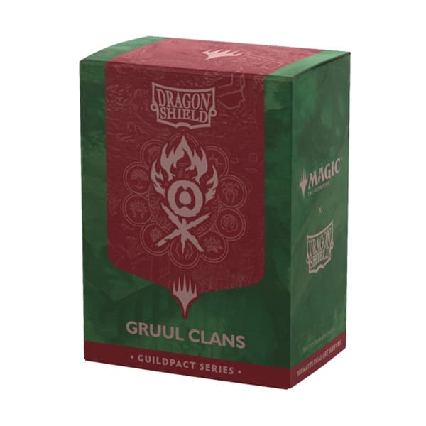 Dragon Shield Deck Protectors - Matte Dual Art Sleeves: Magic: The Gathering: The Guildpact Series - Gruul Clans - 100 lommer - Dragonshield - Sleeves #AT-16511