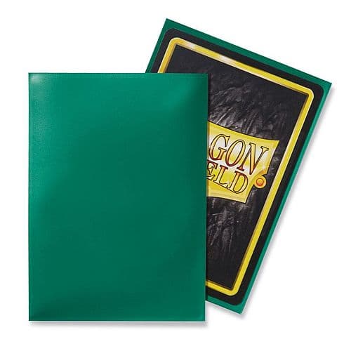 Dragon Shield Deck Protectors - Classic: Green (Grøn) - 100 lommer - Dragonshield - Sleeves #AT-10004