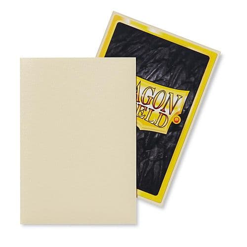 Dragon Shield Small/Japanese Size Deck Protectors - Matte Ivory - 60 lommer - Dragonshield (Yugioh) - Sleeves #AT-11117