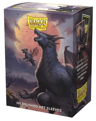 Dragon Shield Deck Protectors - Brushed Art Sleeves: Halloween 2023 - 100 lommer - Dragonshield - Sleeves #AT-12100