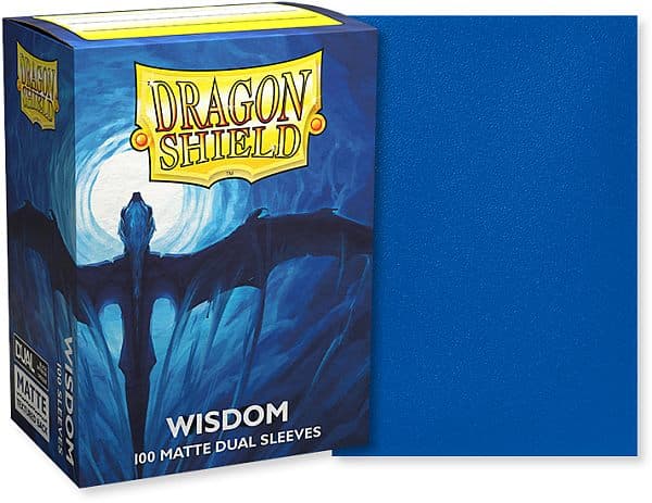 Dragon Shield Deck Protectors - Matte Dual: Wisdom - 100 lommer - Dragonshield - Sleeves #AT-15057